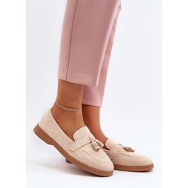 Step in style Mokaszin modell Dansitu N22-992 Beige - Lépj stílusosan bézs 1