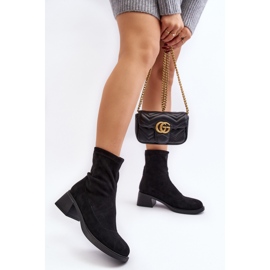 Step in style Csizma Modell Aphroteia 23BT35-6449 Black Suede - Lépjen stílusosan fekete 2