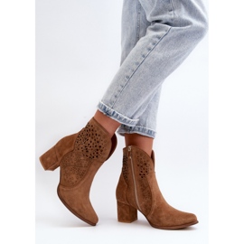 Step in style Zazoo 3166/P Camel modell csizma - Lépj stílusosan barna 1