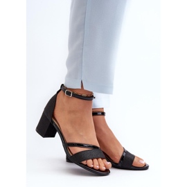 Step in style Ploemis 20244 fekete modell szandál - Lépj stílusosan 1