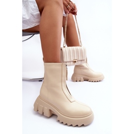 Step in style Csizma Model Kusma JJ52P Bézs - Lépj stílusosan 2