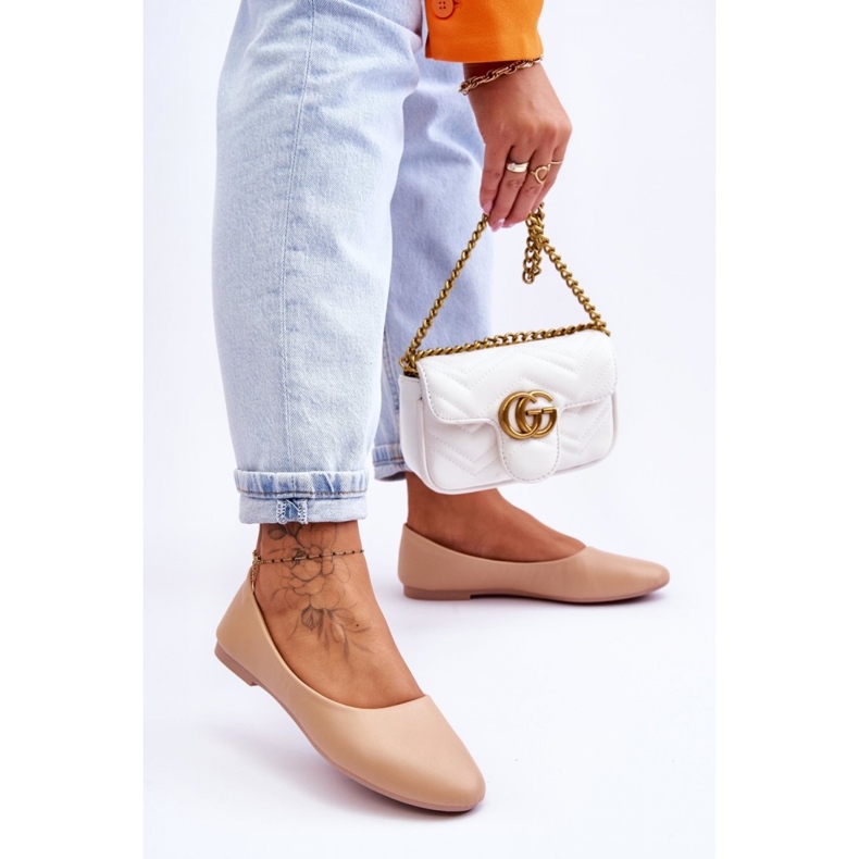 Step in style Balerina cipő Stacee 9BL02-1029 Bézs modell - Stílusosan 1