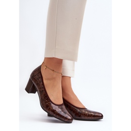 Step in style Szivattyúk Modell Cynania 58307 Barna - Lépjen stílusosan 1