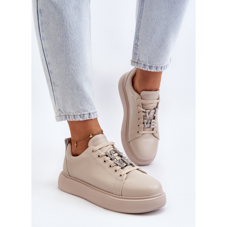 Step in style Sportcipő Modell 72300 Dysuria Beige - Lépj stílusosan bézs 1