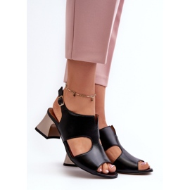 Step in style Maciejka 06566-01 modell szandál fekete - Lépjen stílusosan 1