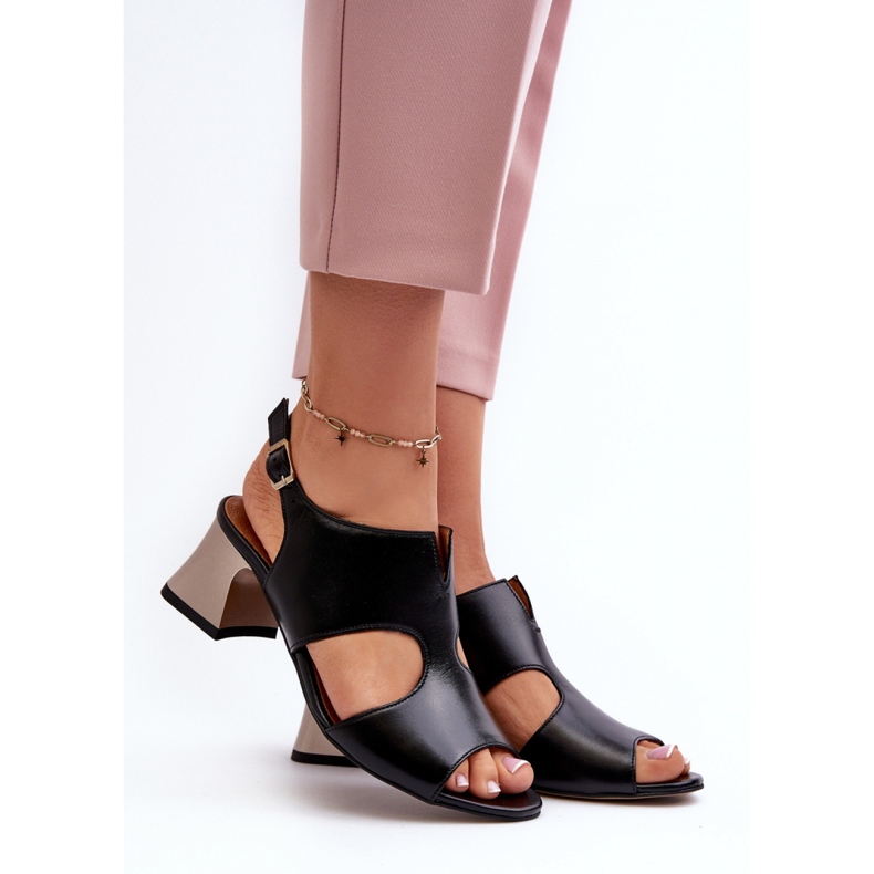 Step in style Maciejka 06566-01 modell szandál fekete - Lépjen stílusosan 1