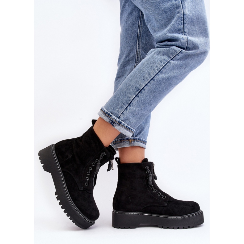 Step in style Edivame M532-1 modell fekete csizma - Lépjen stílusosan 1