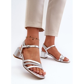 Step in style Sergio Leone SK046 modell szandál Ezüst - Lépj stílusosan szürke 1 Step in style Sergio Leone SK046 modell szandál Ezüst - Lépj stílusosan szürke 1