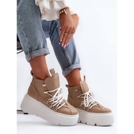 Step in style Sportcipő Zazoo 3416 Beige modell - Lépjen stílusosan bézs 1