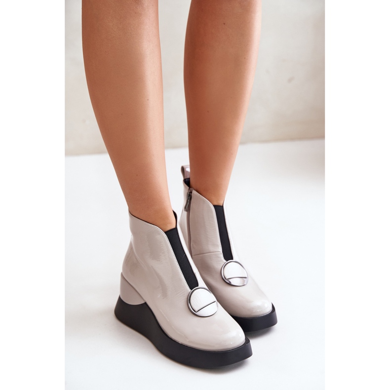 Step in style Bakancs Da MR880-136 Világosszürke - Lépjen stílusosan 1