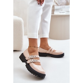 Step in style Terione 3231 Beige Lakier modell - Lépjen stílusosan bézs 1