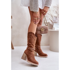 Step in style Ivanelis ASA254-4 Camel modell csizma - Lépj stílusosan barna 1