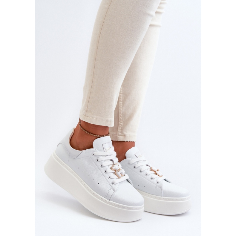 Vinceza Női platform tornacipő fehér 1