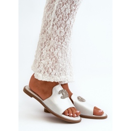 Elegáns női papucs S.Barski Silvertől szürke 1 Elegáns női papucs S.Barski Silvertől szürke 1