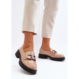 Step in style Moccasins Model Santtes 58289 Bézs - Lépjen stílusosan 1