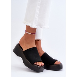 Könnyű Big Star fekete papucs 1