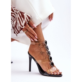 Step in style Da MR-16 modell fekete szandál - Lépj stílusosan 1