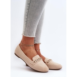 Step in style Moccasins Model Aredilla 9988-73 Beige - Lépjen stílusosan bézs 1