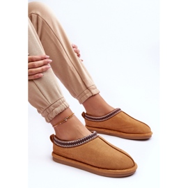 Teve szőr papucs barna 1