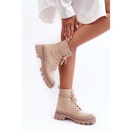 Trappers Modell 8628 Beige bézs 1