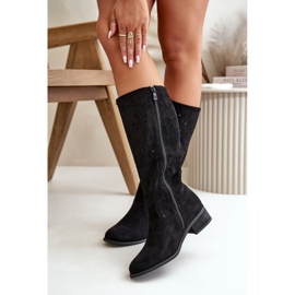 Step in style Bakancs Modell Orchides NS525P Fekete - Lépj stílusosan 2