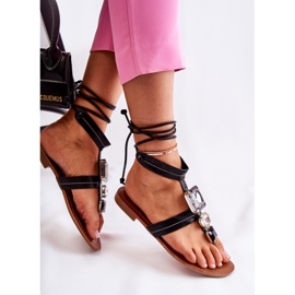 Step in style Fűzős szandál Modell HJ7081 Fekete 2 Step in style Fűzős szandál Modell HJ7081 Fekete 2