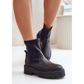 Bebújós bokacsizma Zazoo Fekete modell 1