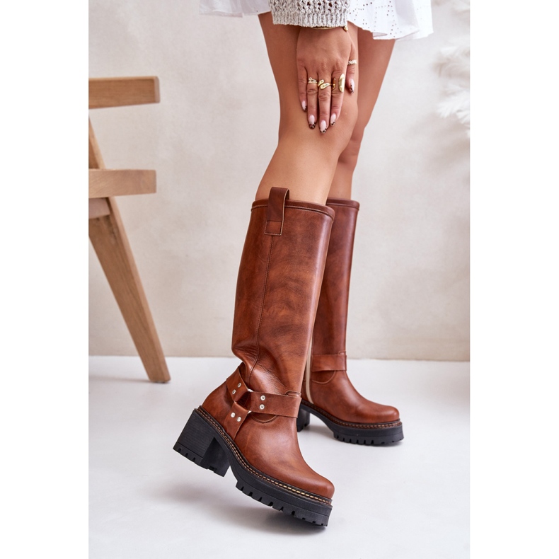 Csizma Modell Lewski Camel barna 1