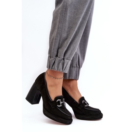 Női pumpák díszítéssel Laura Messi 2706 500-173 fekete 1