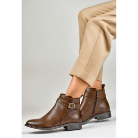 Női csizma CH2225BR bézs és barna színben 1