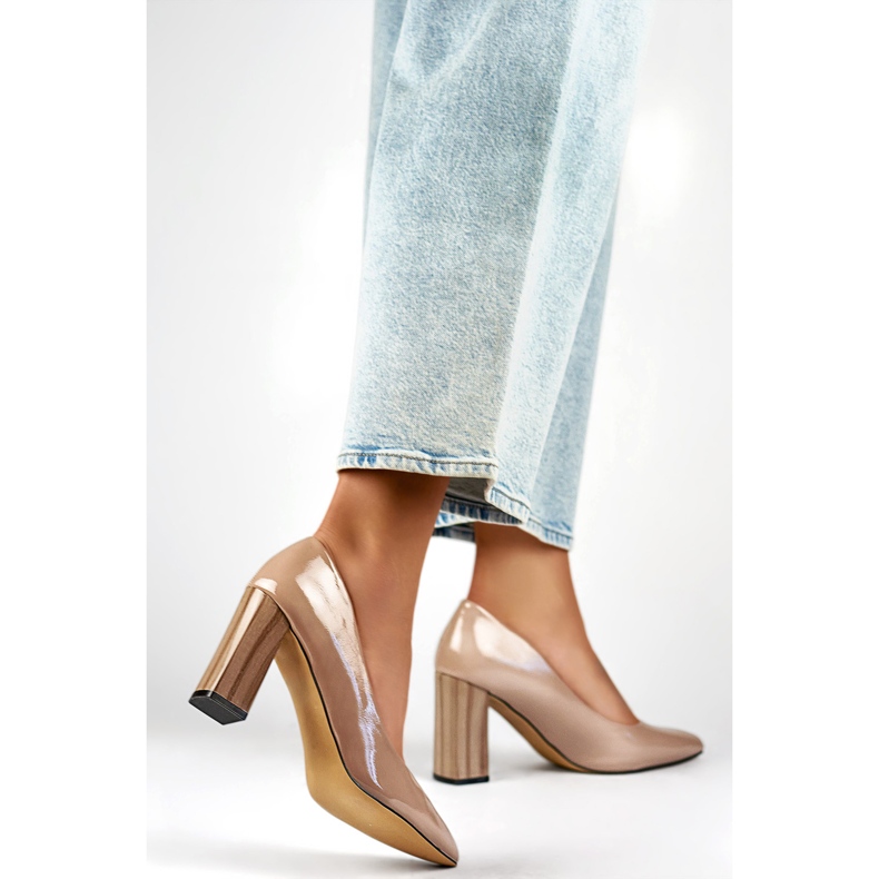 Női Patent szivattyúk GD-FL486A-T, bézs 1