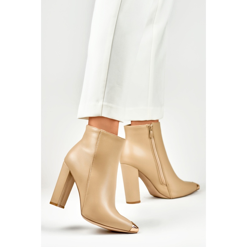 Csizma Modell MS2055KH Dark Beige - PRIMO bézs 2