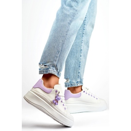 Női sportcipő LL23171PU fehér 1