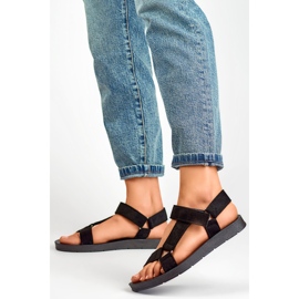 Női sportszandál LEI530B fekete 1