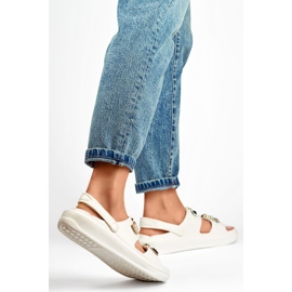 Női szandál Díszített JHC3071W fehér 1