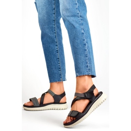 Női szandál BM051-3019-1B fekete 1