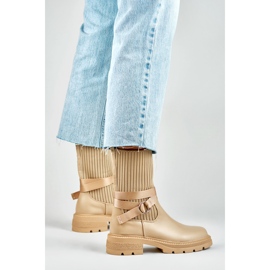 Csizma Modell YQ41KH Világos bézs - PRIMO 2 Csizma Modell YQ41KH Világos bézs - PRIMO 2