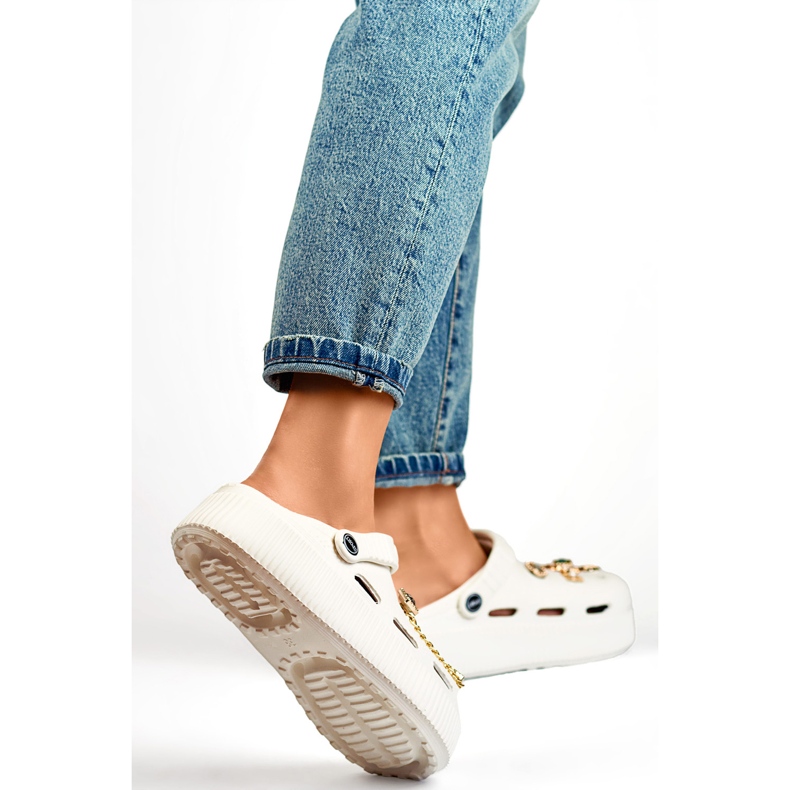 Szandál papucs PT-1W fehér - PRIMO 2