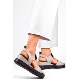 Női ékszandál GD-LH2002T, bézs 1