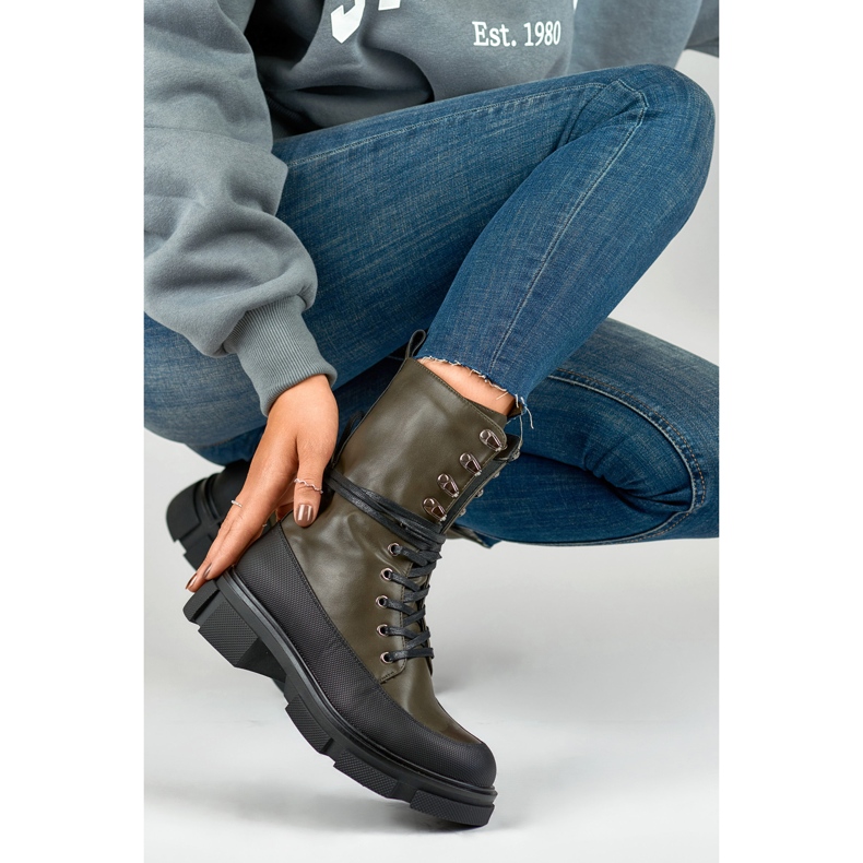 Workers Model Garlin JH21-31GR Fekete/zöld - PRIMO 1