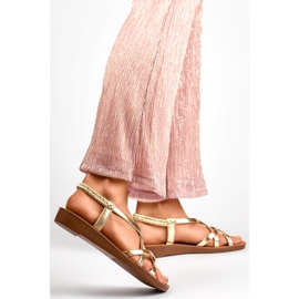 Női szandál PS07GO arany aranysárga 1