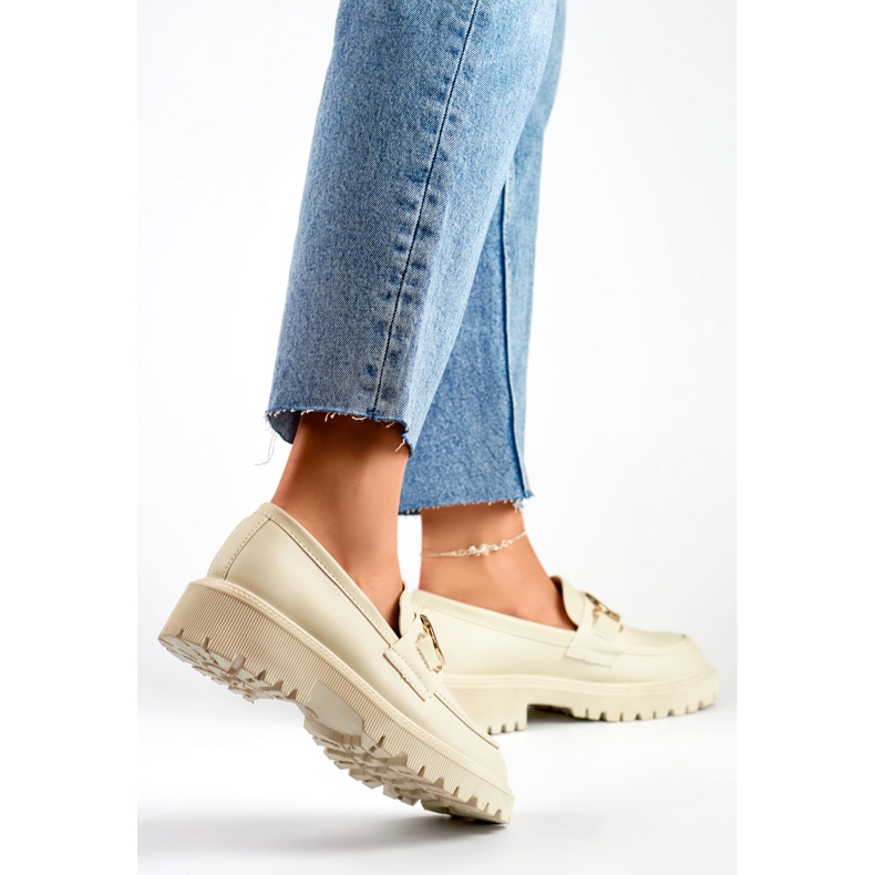 Cipők Model S8320-2BR Bézs - PRIMO 2