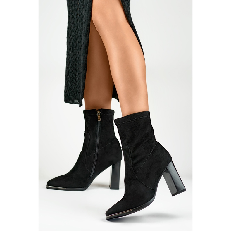 Csizma Modell GD-FL2098B Fekete - PRIMO 2 Csizma Modell GD-FL2098B Fekete - PRIMO 2