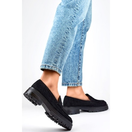 Női fekete cipő YL197 1