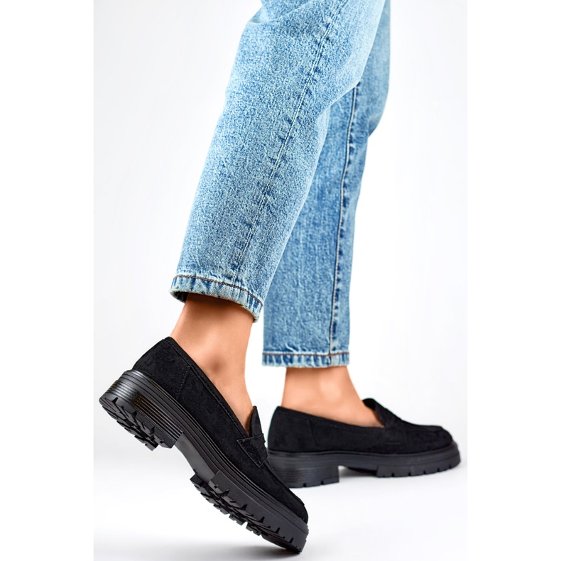 Női fekete cipő YL197 1