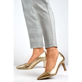 Stilettos Modell GD-FL370C-GO Gold - PRIMO sárga 1