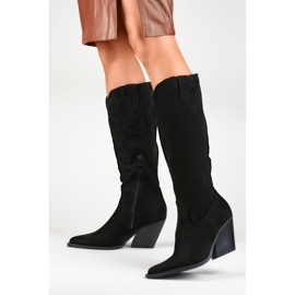 Modell 16812B Fekete csizma - PRIMO 2