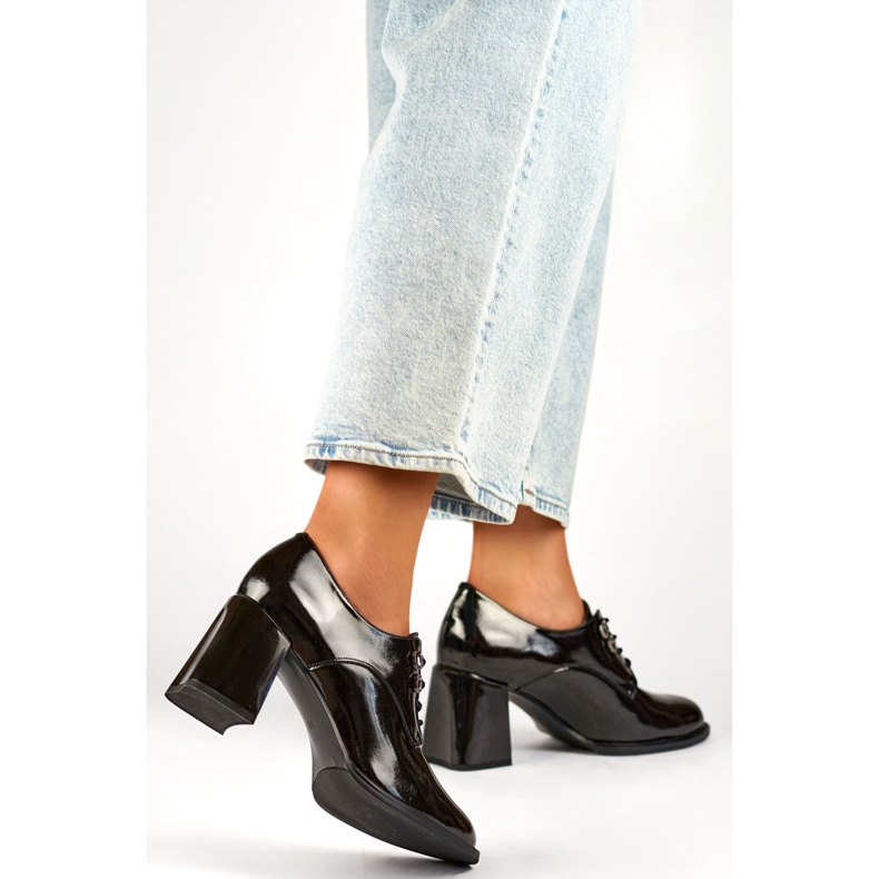 Női cipők 24-63510B fekete 1