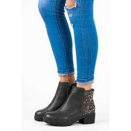 Vices Csizma kristályokkal szürke 1 Vices Csizma kristályokkal szürke 1