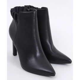 Etnea fekete magas sarkú bokacsizma 1